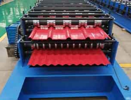 HY new double layers roll forming machine will be finished